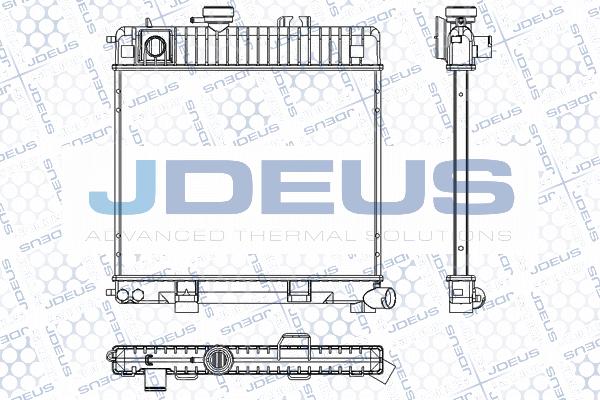 Radiator, engine cooling (RA0050220)