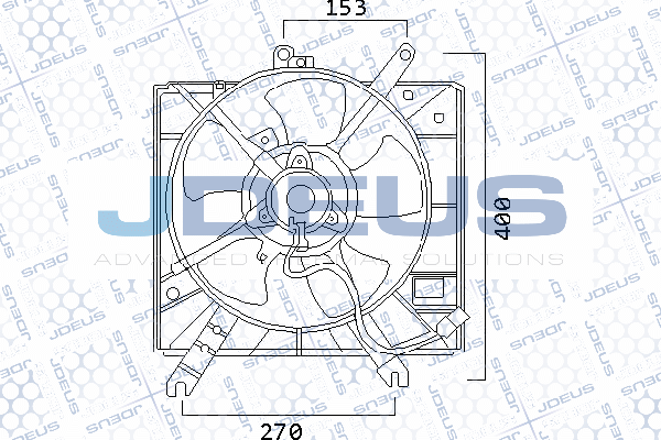 Fan, engine cooling (EV65M020)