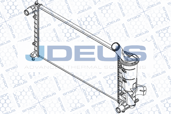 Radiator, engine cooling (RA0110750)