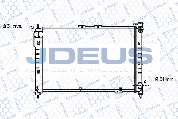 Radiator, engine cooling (016N16)