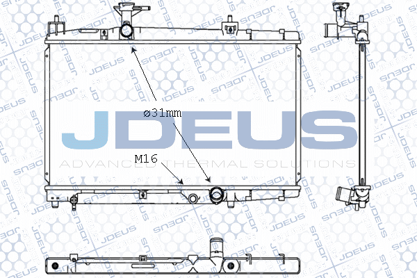 Radiator, engine cooling (028M62)