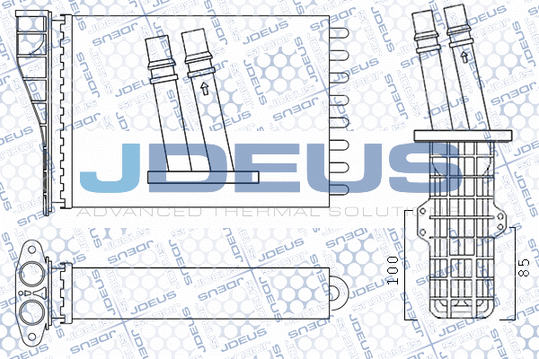 Heat Exchanger, interior heating (M-2230512)