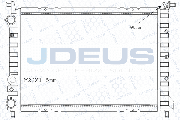 Radiator, engine cooling (M-0111550)