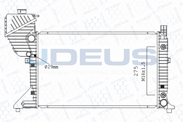 Radiator, engine cooling (M-0171020)
