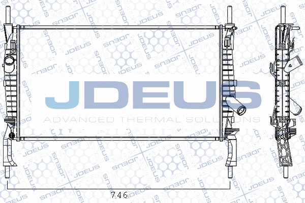 Radiator, engine cooling (RA0121160)