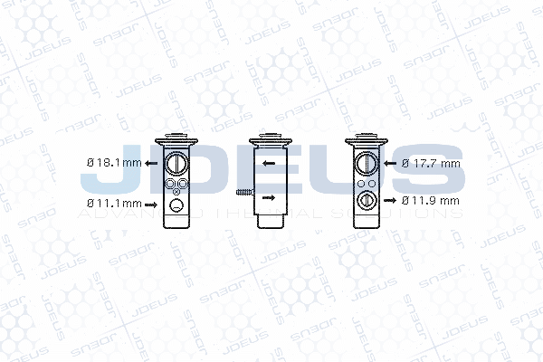 Expansion Valve, air conditioning (VE0170000)