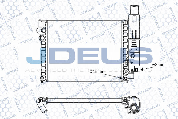 Radiator, engine cooling (M-021011A)