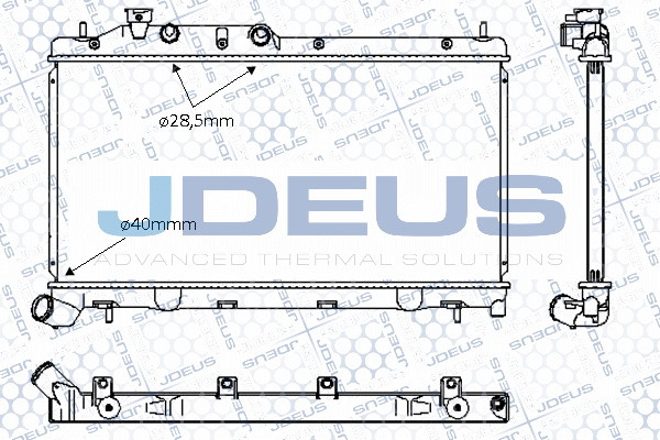 Radiator, engine cooling (026M07)