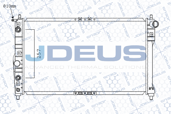Radiator, engine cooling (M-0560240)