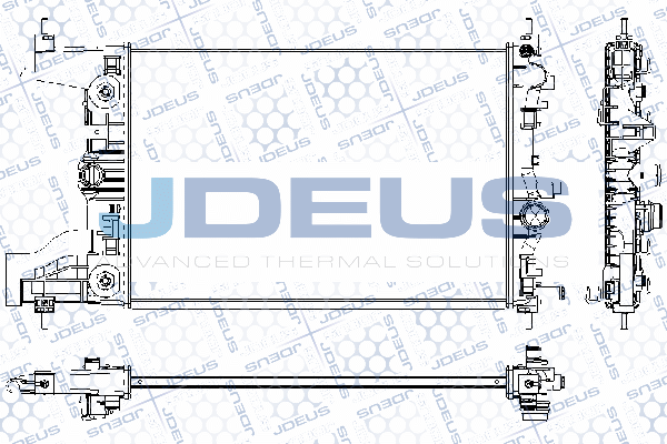 Radiator, engine cooling (RA0201080)