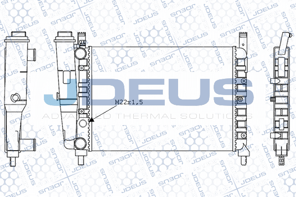 Radiator, engine cooling (M-0110410)
