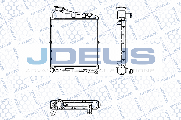 Radiator, engine cooling (RA0020400)