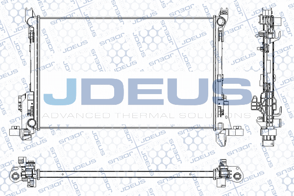 Radiator, engine cooling (RA0231150)