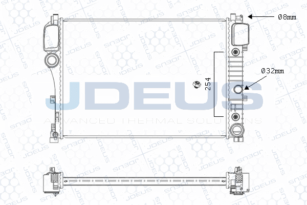 Radiator, engine cooling (M-0170960)