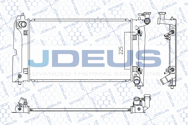 Radiator, engine cooling (M-0280100)