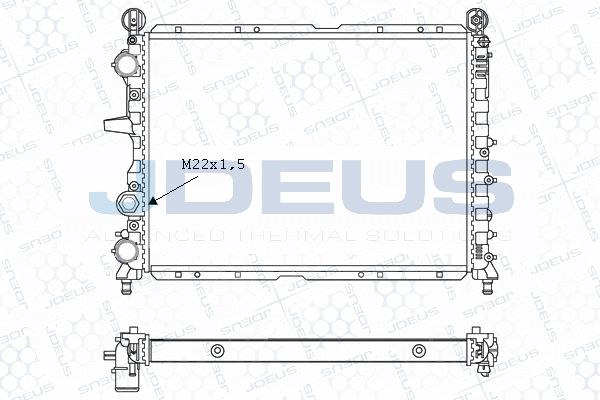 Radiator, engine cooling (M-0110230)