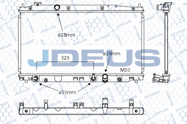 Radiator, engine cooling (013M37)