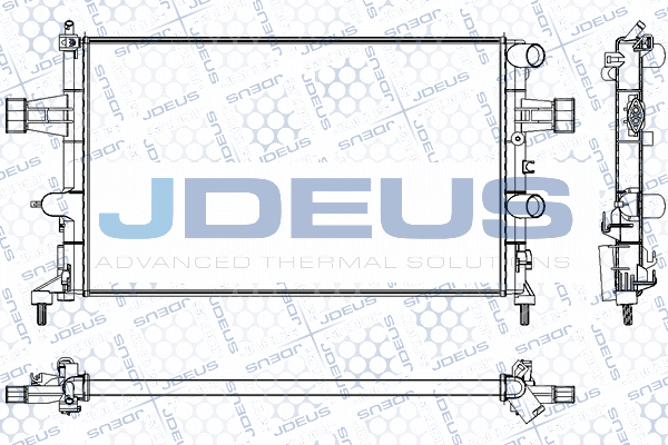 Radiator, engine cooling (RA0200750)