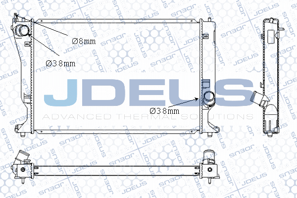 Radiator, engine cooling (M-0281080)