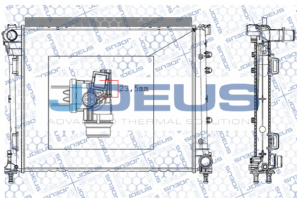 Radiator, engine cooling (RA0111251)