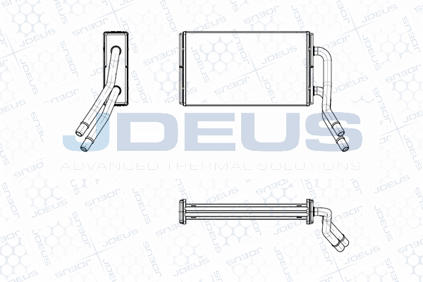 Heat Exchanger, interior heating (M-212058A)
