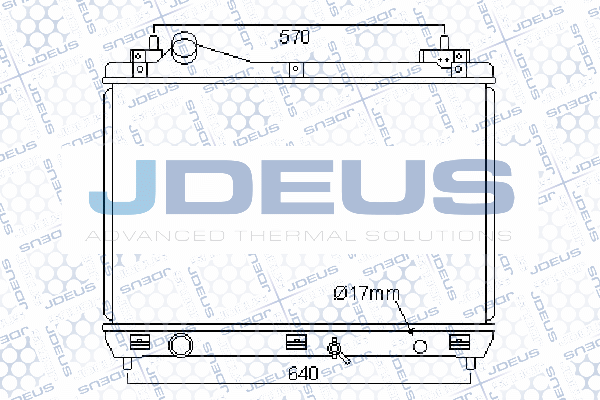 Radiator, engine cooling (042M18)
