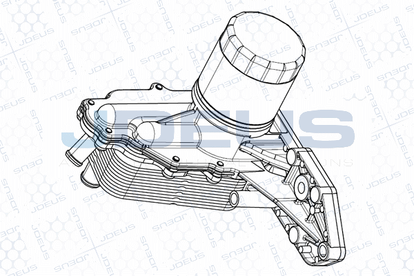 Oil Cooler, engine oil (M-4121170)