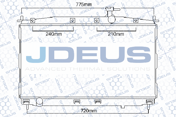 Radiator, engine cooling (054M27)