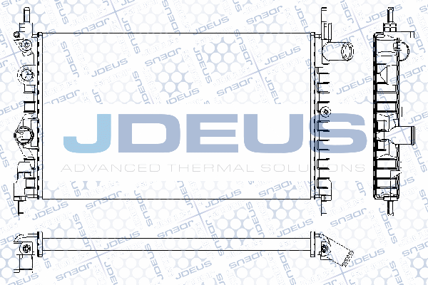 Radiator, engine cooling (RA0200411)
