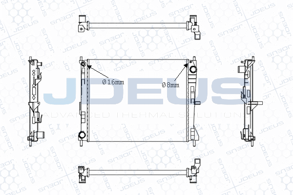 Radiator, engine cooling (M-0230870)