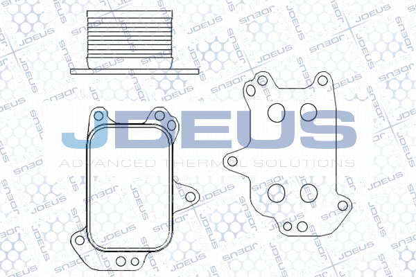 Oil Cooler, engine oil (M-4210460)