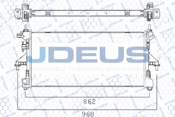 Radiator, engine cooling (M-011121A)