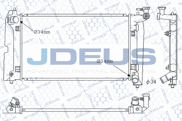 Radiator, engine cooling (M-0280090)