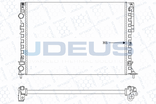 Radiator, engine cooling (M-023116A)