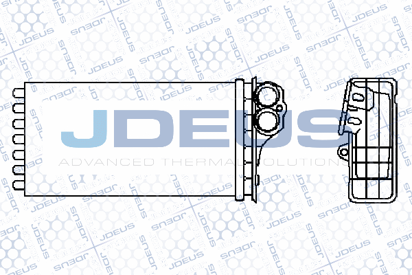 Heat Exchanger, interior heating (207M58)