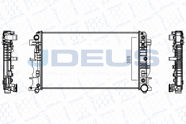 Radiator, engine cooling (M-0170890)