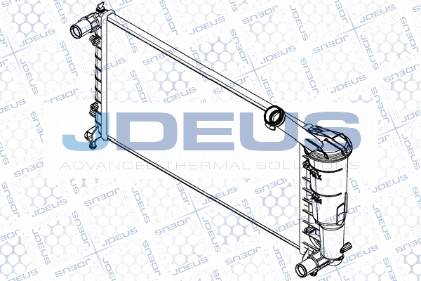 Radiator, engine cooling (RA0360120)