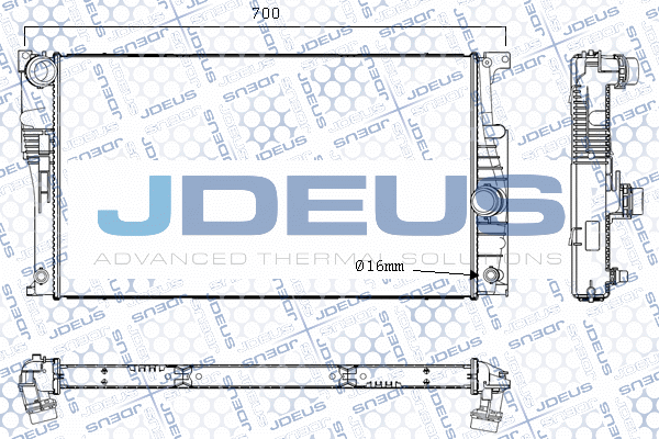 Radiator, engine cooling (M-0050780)