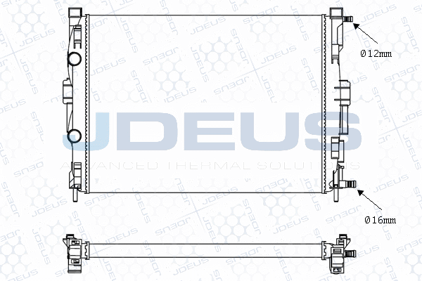 Radiator, engine cooling (M-023072A)