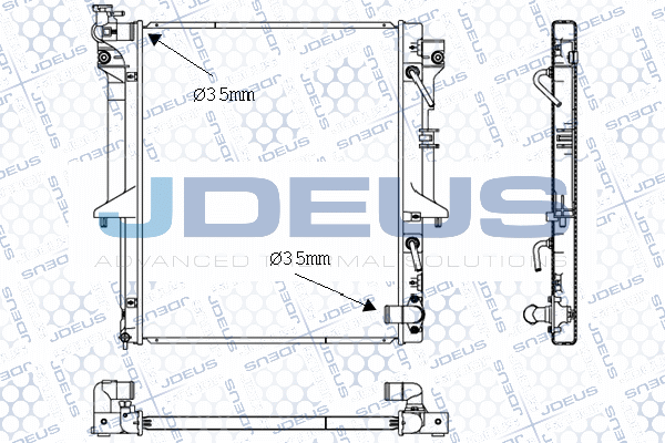 Radiator, engine cooling (018M48)