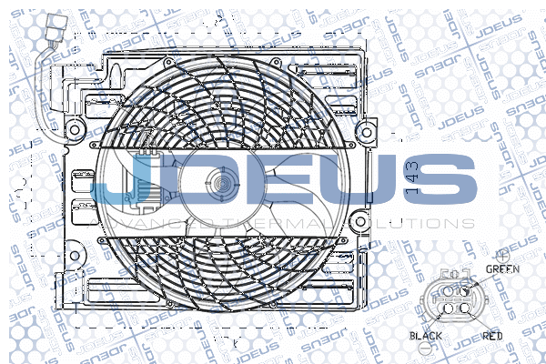 Fan, air conditioning condenser (EV0050531)