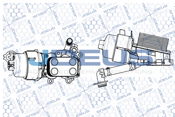 Oil Cooler, engine oil (M-4121140)