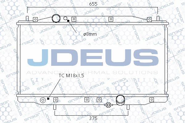 Radiator, engine cooling (013M34)