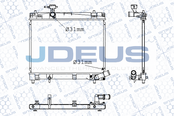 Radiator, engine cooling (028M14)
