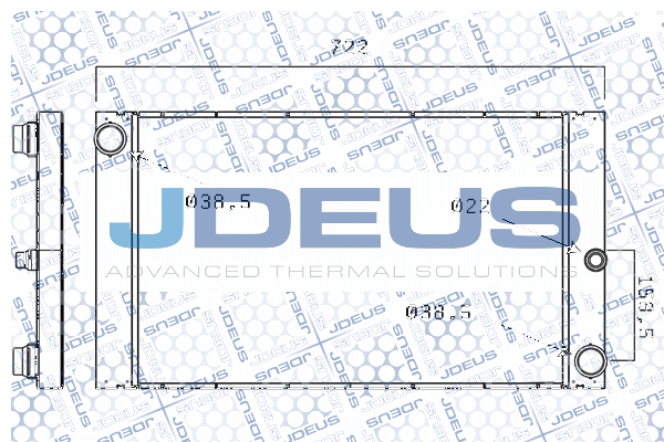 Radiator, engine cooling (M-005025A)