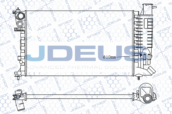 Radiator, engine cooling (M-021056A)