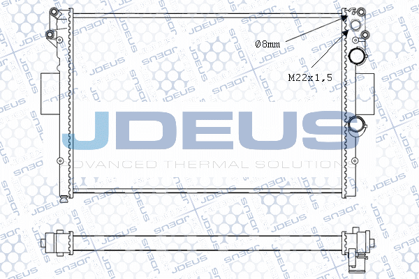 Radiator, engine cooling (M-0140011)