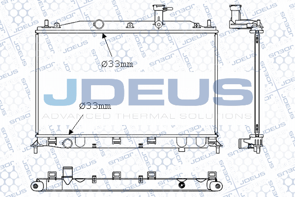 Radiator, engine cooling (054M31)