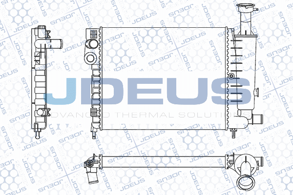 Radiator, engine cooling (M-007033A)