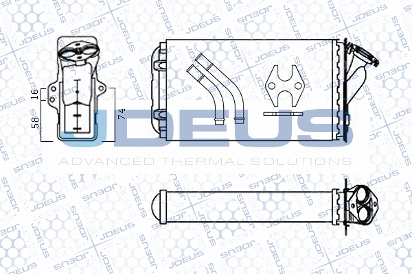 Heat Exchanger, interior heating (M-2070330)